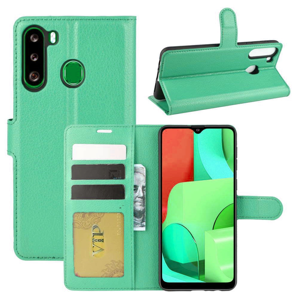 Leather Folio Wallet Case for Samsung Galaxy A21 Leather Folio Wallet Case for Samsung Galaxy A21